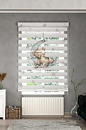 Minibabyrooms  Ayda Uyuyan Ayıcık Beyaz Zemin