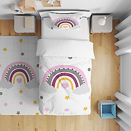 Minibabyrooms Gökkuşağı Desenli Nevresim Takımı