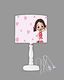 Minibabyrooms Niloya Desenli Ahşap Oyma Ayak Abajur