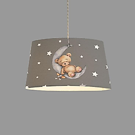 Minibabyroom Ayda Uyuyan Ayıcık Temalı Çocuk Odası Sarkıt Avize