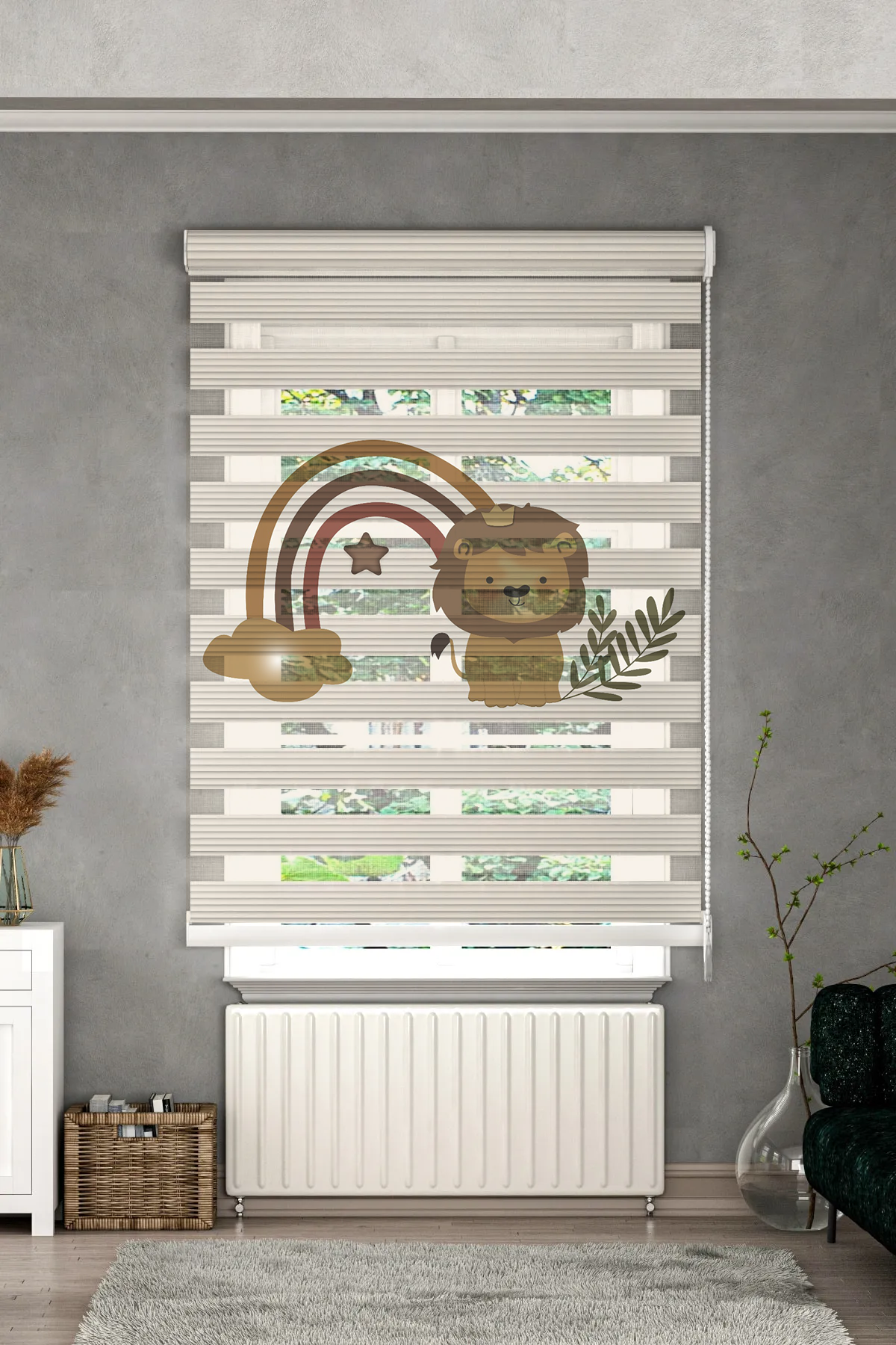 Minibabyrooms  Aslan ve Gökkuşağı