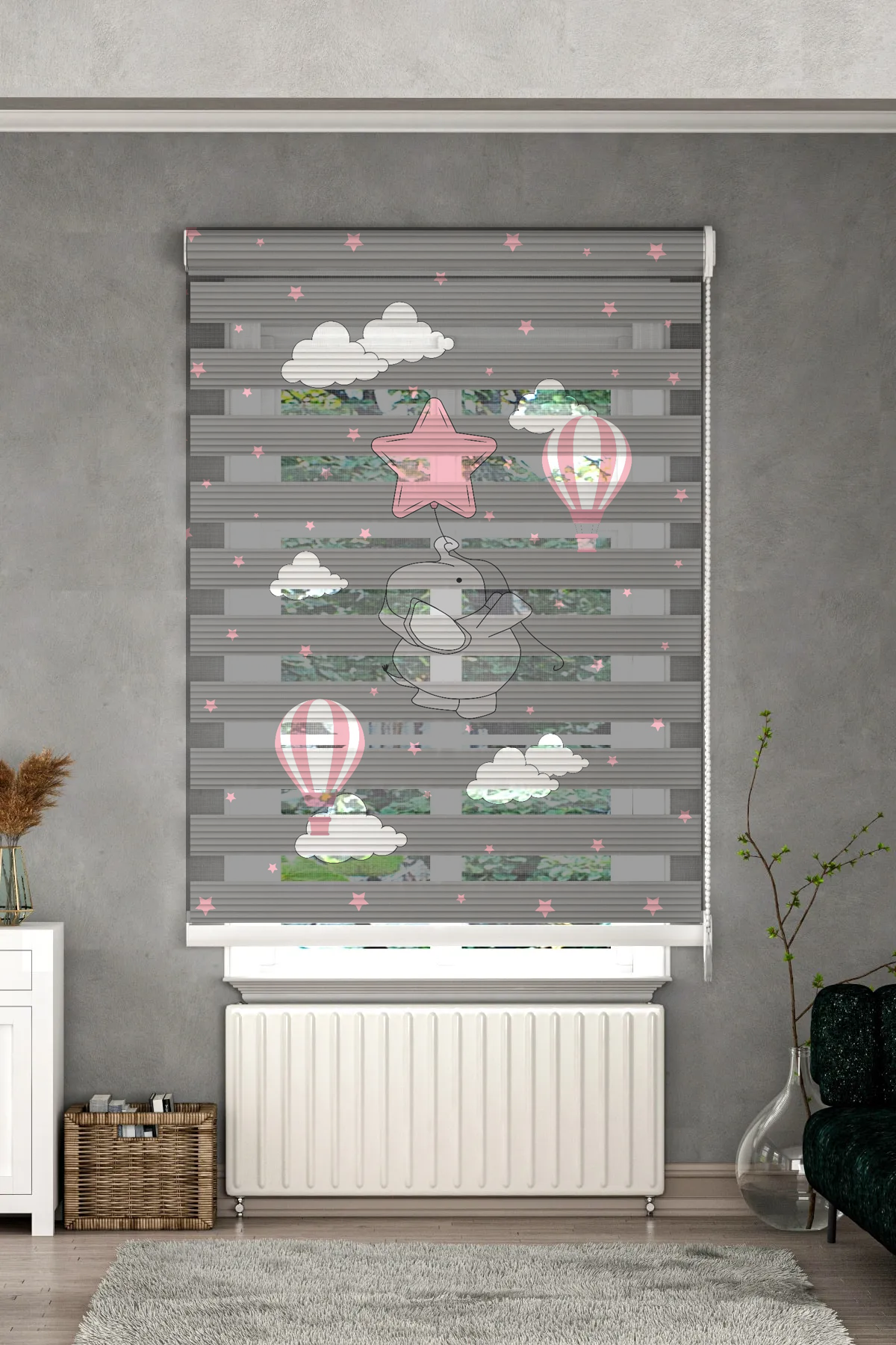 Minibabyrooms  Pembe Yıldızlı Fil