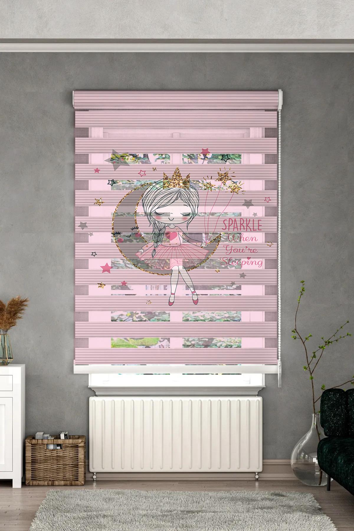 Minibabyrooms Ayda Oturan Kız Pembe Zemin