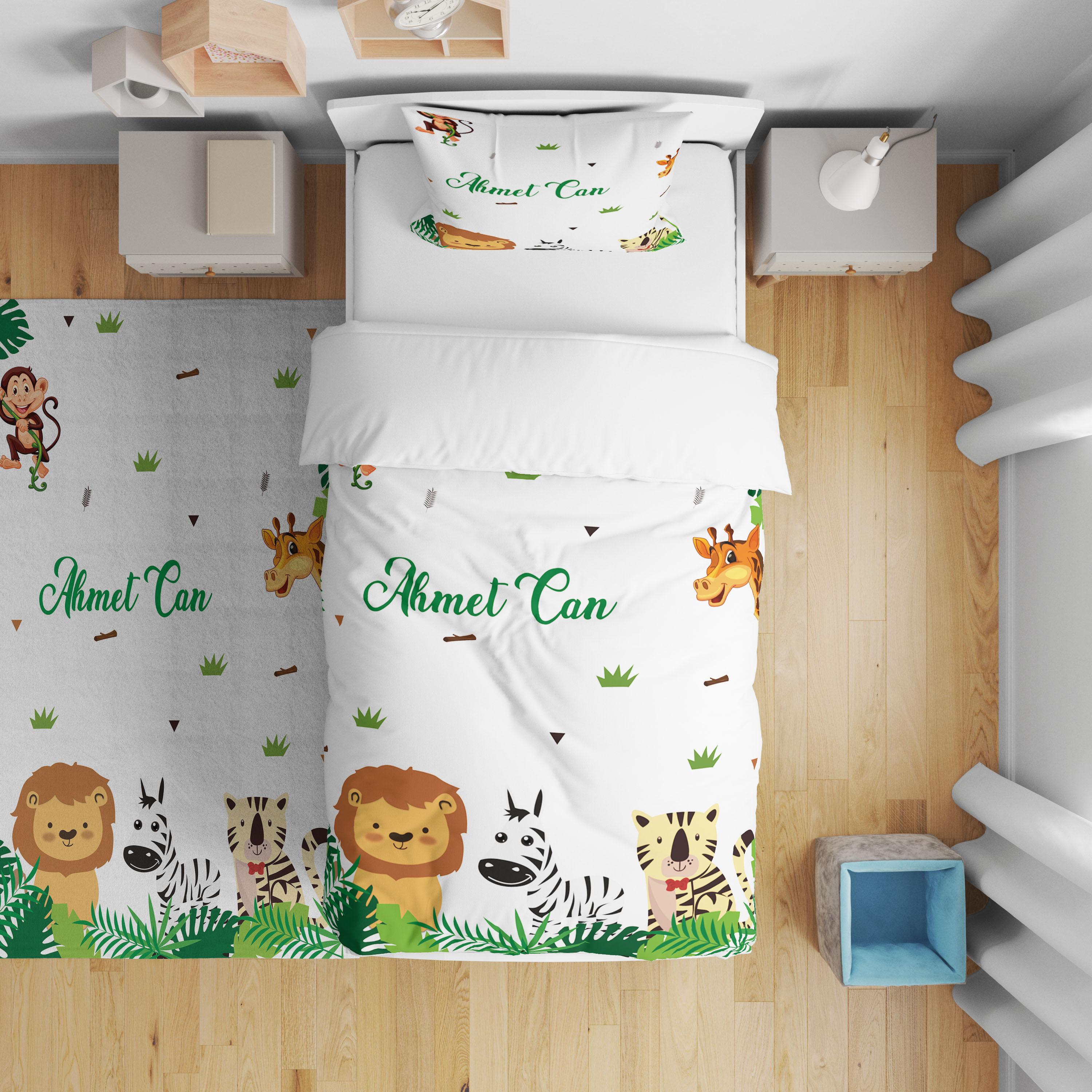 Minibabyrooms  Safari Desenli Nevresim Takımı