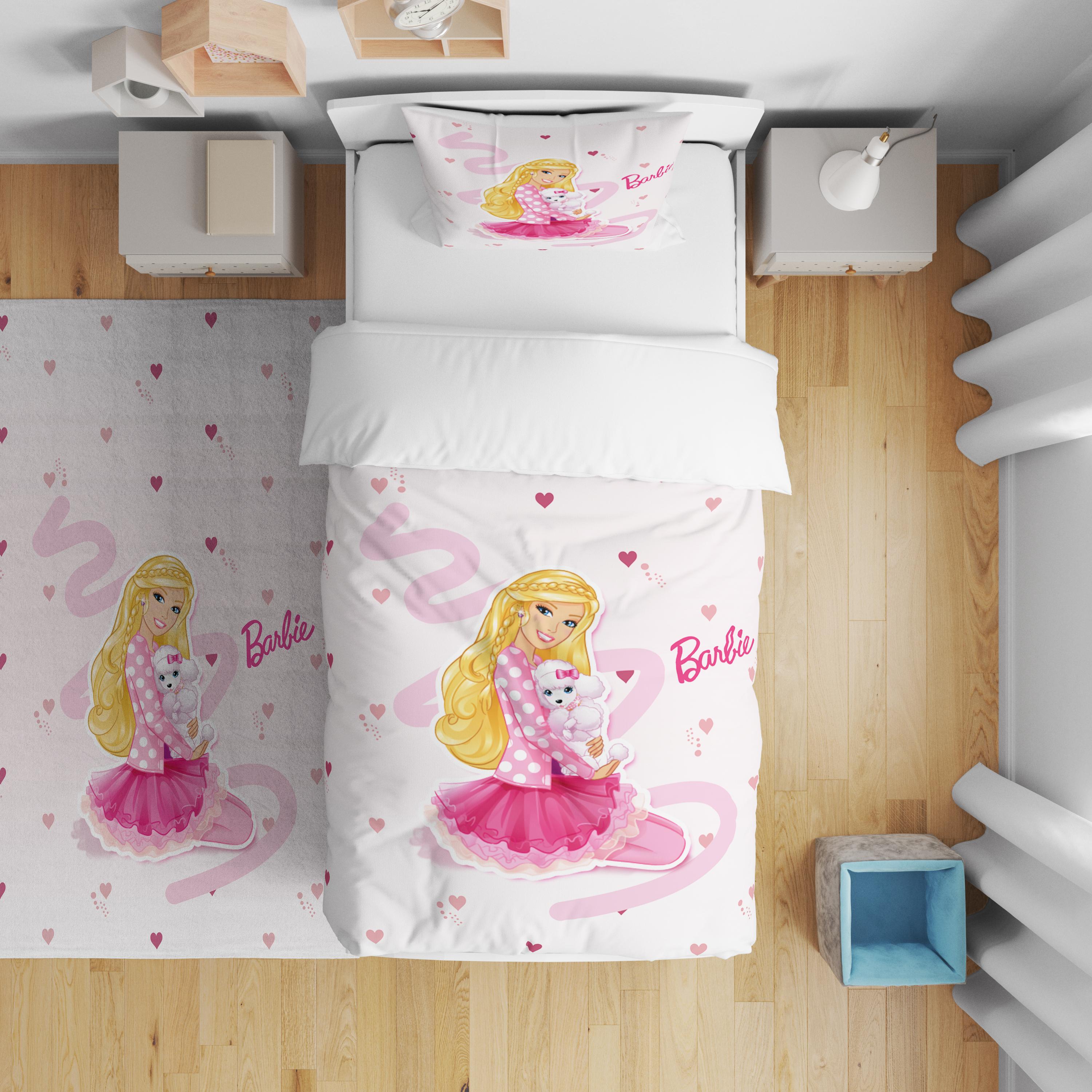 Minibabyrooms  Barbie Desenli Nevresim Takımı