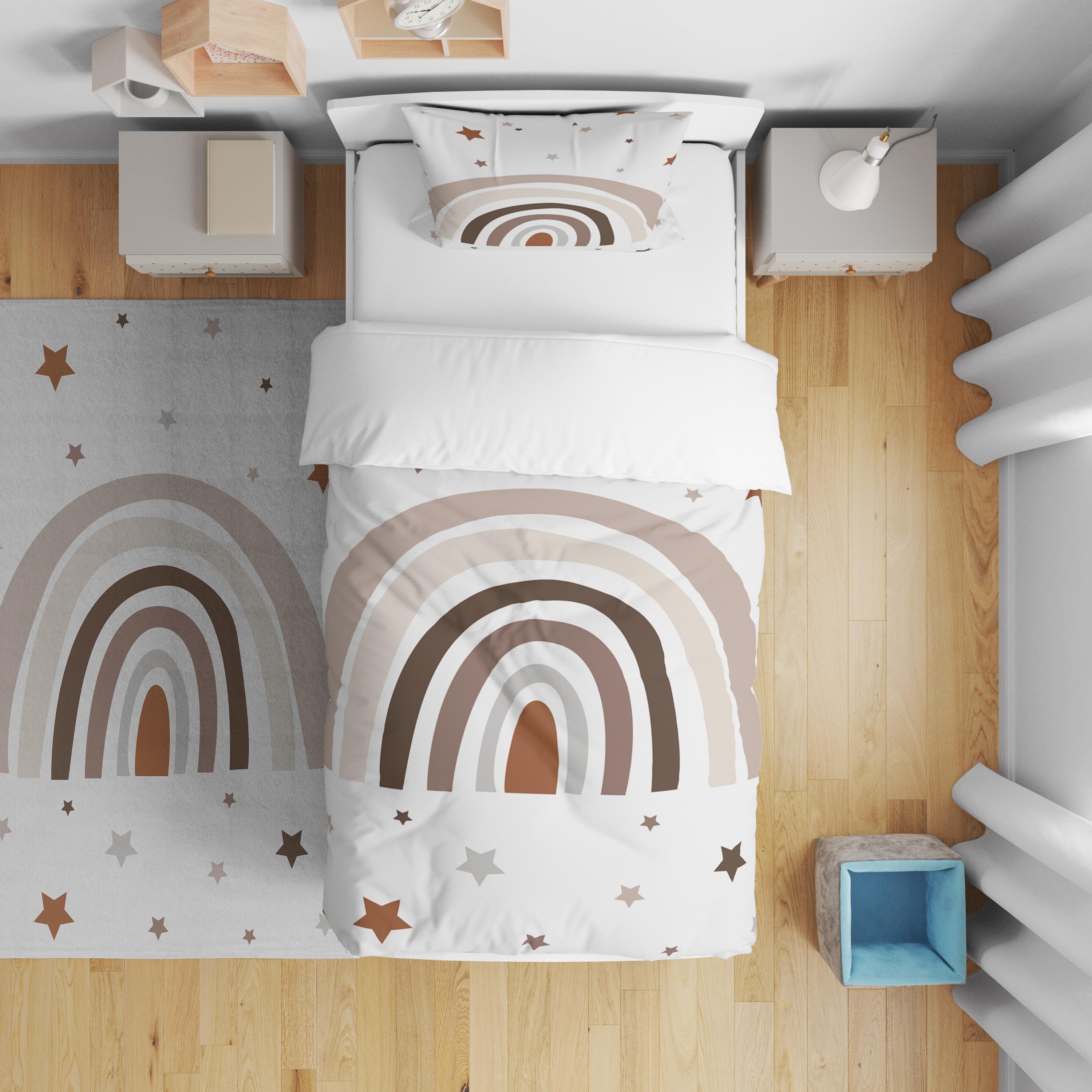 Minibabyrooms  Gökkuşağı 2 Desenli Nevresim Takımı