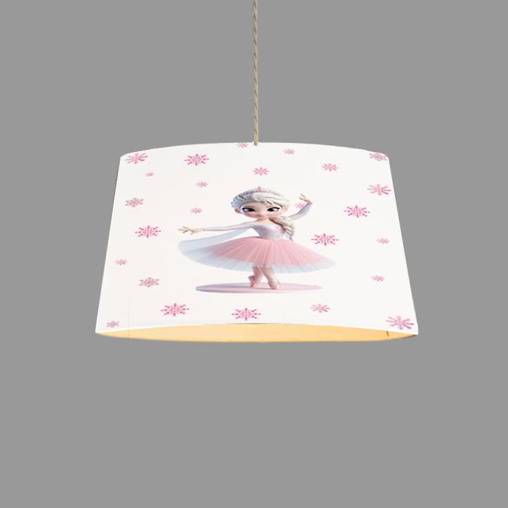 Minibabyroom  Balerin Elsa Temalı Çocuk Odası Sarkıt Avize