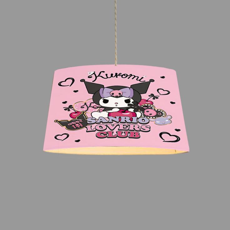 Minibabyroom  Pembe Kromi Temalı Çocuk Odası Sarkıt Avize