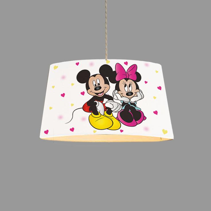 Minibabyroom  Micky Mause Miny Mause Temalı Çocuk Odası Sarkıt Avize